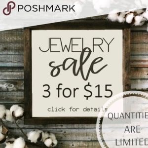 GET 3 PIECES OF JEWELRY FOR $15!!